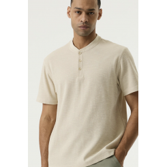 GARCIA T-SHIRT MED KNAPPER BONE. 