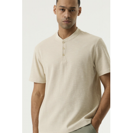 GARCIA T-SHIRT MED KNAPPER BONE. 